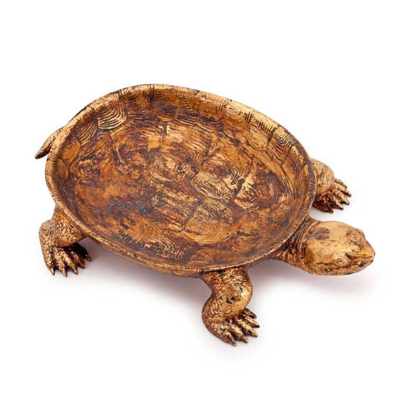 200791-01 ABHIKA ЧАША ЧЕРЕПАХА H7 35X24 GOLD 