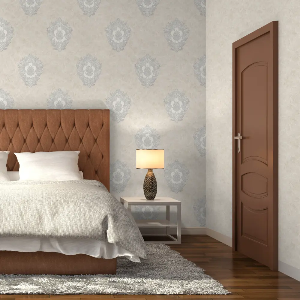 Обои флизелиновые Monte Solaro Shanti бежевые 1.06 м 9052-02 82734903 STLM-2134459 - Вид №3