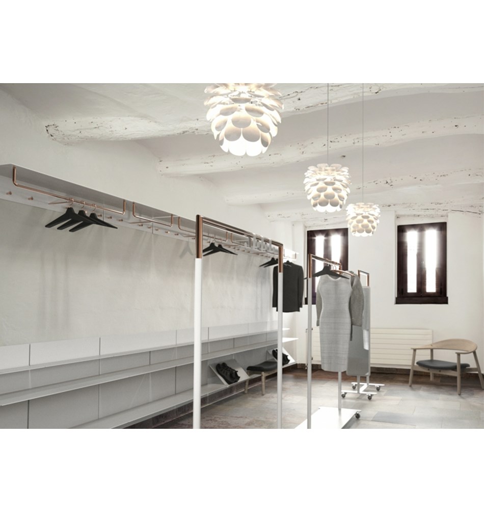 FROST Вешалка 2 «ТРУБКА » медь. Нержавеющая сталь Медь N1135-C  - Вид №2