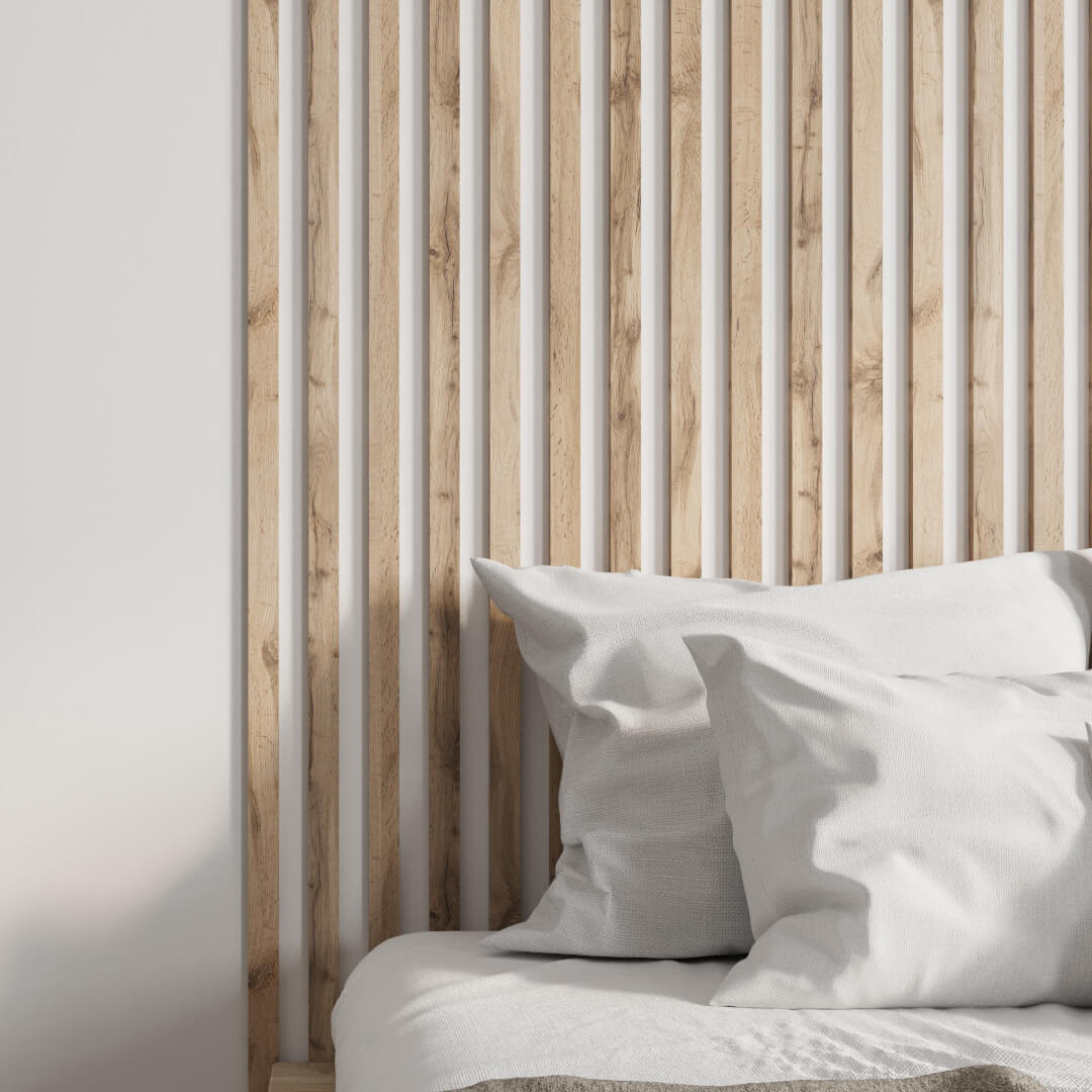 Интерьерная рейка МДФ Stella Бриона Light Пекан 16*40*2700 (уп.8шт.) STSR-810 - Вид №1