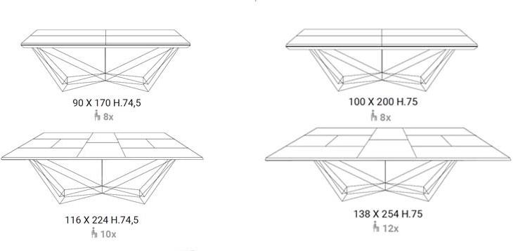 Ozzio Italia Раздвижной деревянный стол sun-id-1441629 - Вид №15