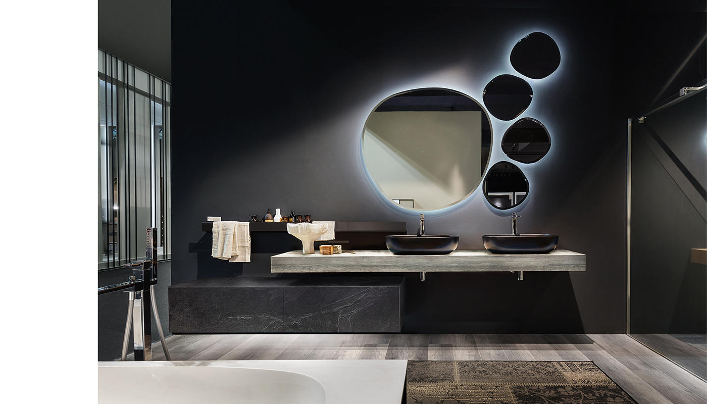 ED-ST41 Edone Круглые зеркала неправильной формы НЕРЕГУЛЯРНЫЙ КРУГЛЫЙ со скошенным периметром  - Вид №4