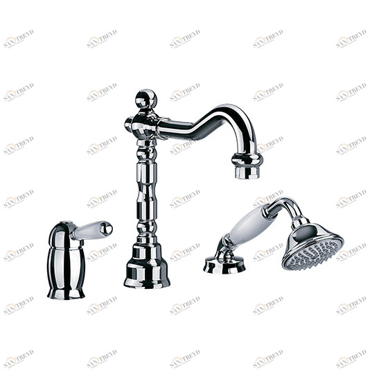 Смеситель для ванны на 3 отверстия ½“, монтаж на горизонтальной поверхности JOERGER Delphi 109.30.444.000