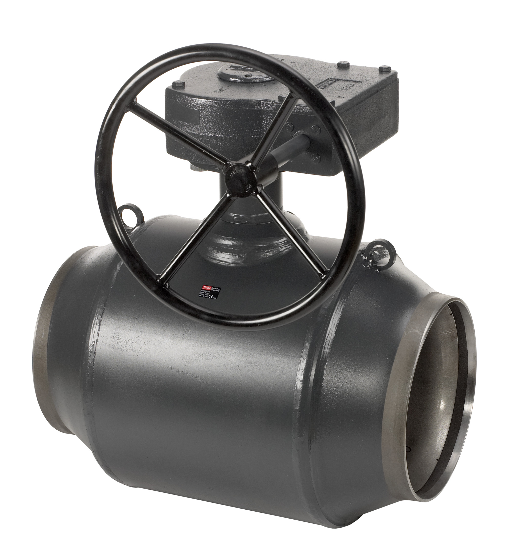 Danfoss JiP цельносварные из углеродистой стали с полным проходом (PN 16/25/40) JIP WW Кран шар полнопр Ду250 Ру25 ред 065N1161  - Вид №14