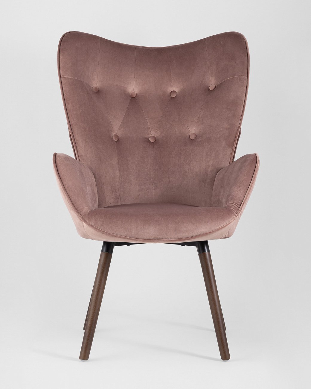 Стул со спинкой и подлокотниками розовый "Гранд" STOOL GROUP ДИЗАЙНЕРСКИЕ, ИНТЕРЬЕРНЫЕ 00-3946276 Розовый  - Вид №2