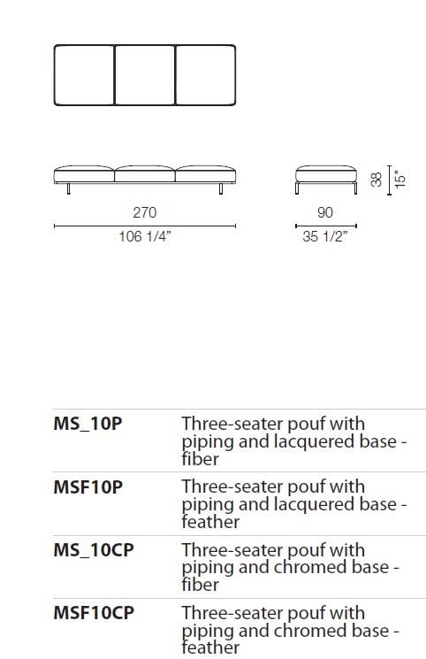 Съемный диван CAPPELLINI Cap Martin Sunset ARCH-00087904 - Вид №31