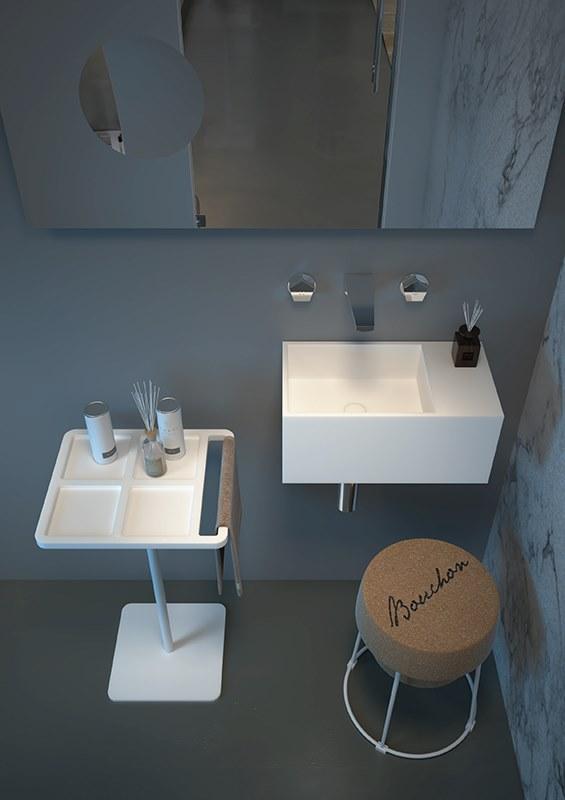 MOMA Design Квадратный стальной журнальный столик с подносом  Cdy 1-2-3  - Вид №1