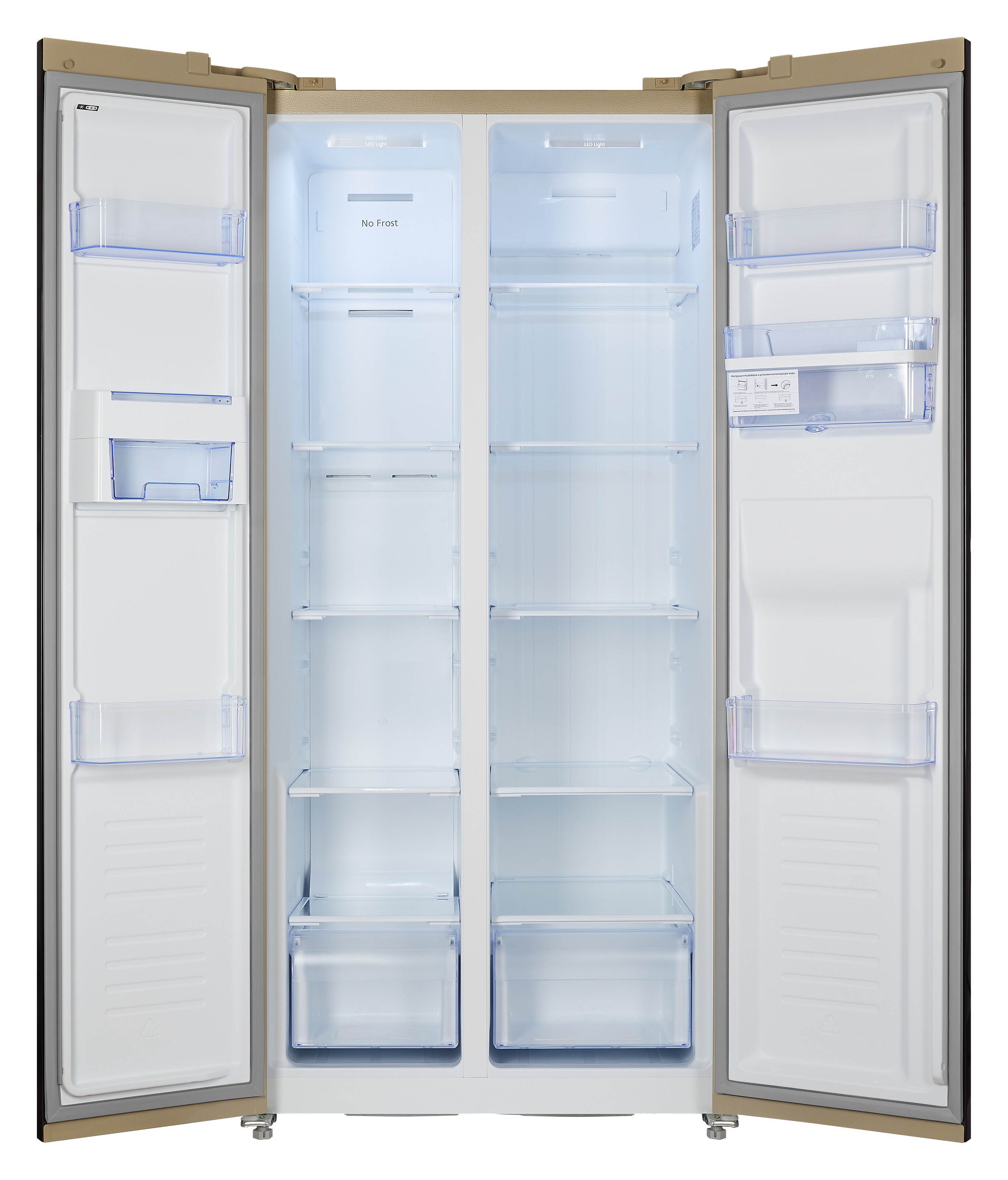 9069199 Холодильник Side by Side   Nordfrost RFS 484D NFYm бежевый STDN-0086939 - Вид №1