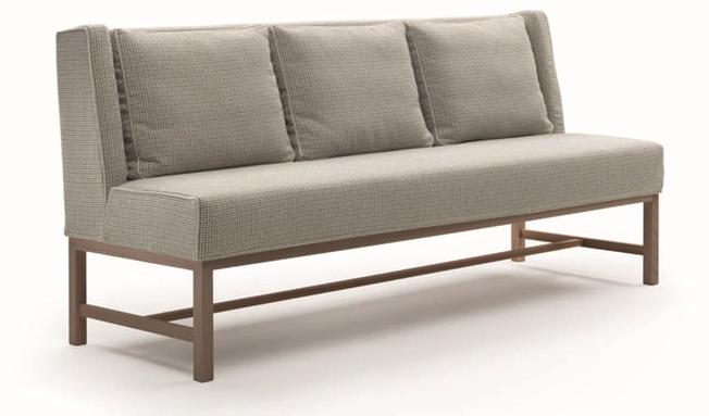 Marac Скамья со спинкой, обитая тканью sun-id-1473494 - Вид №1