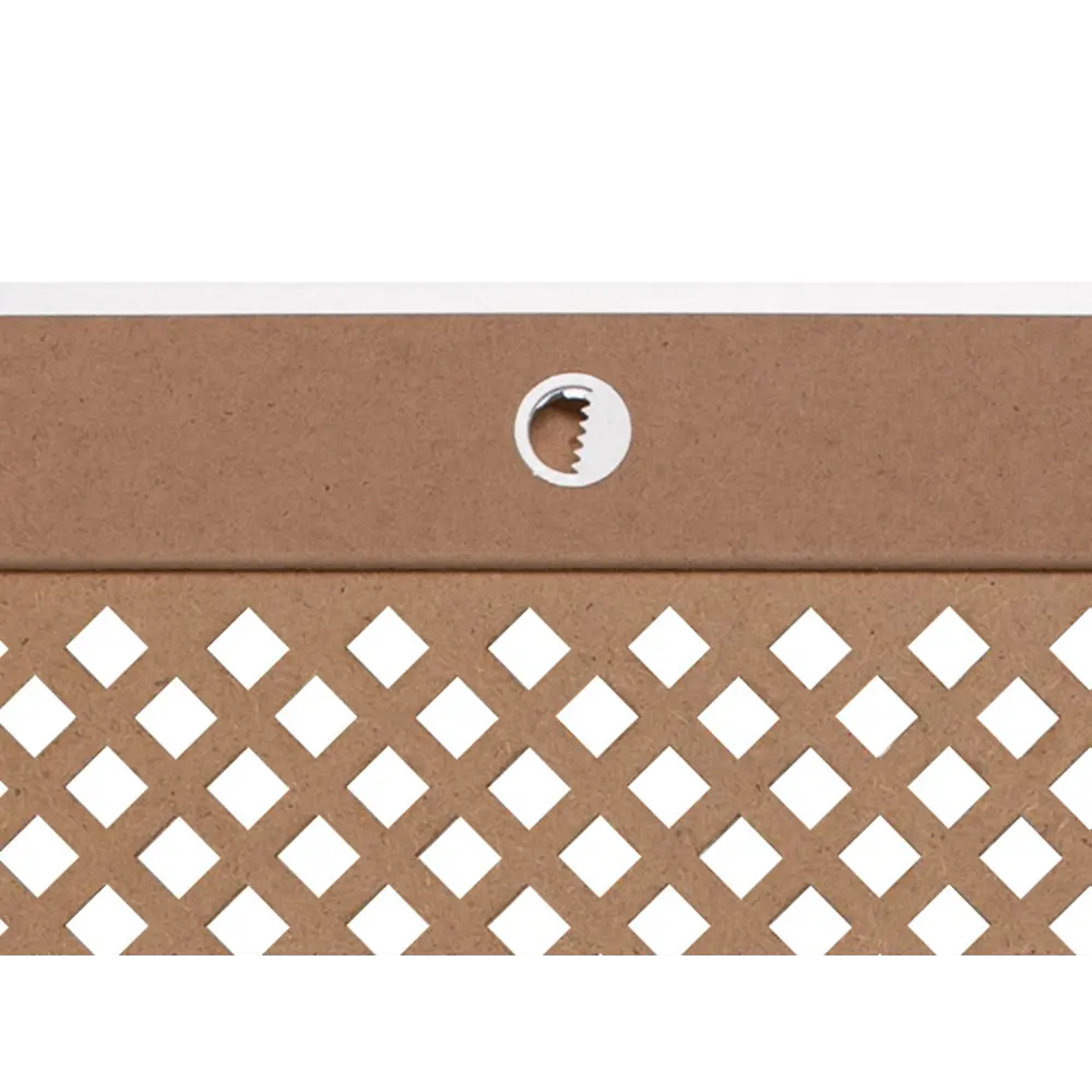 Экран радиатора Глория 120x60 см МДФ цвет белый Santreyd STLM-2142505 - Вид №7