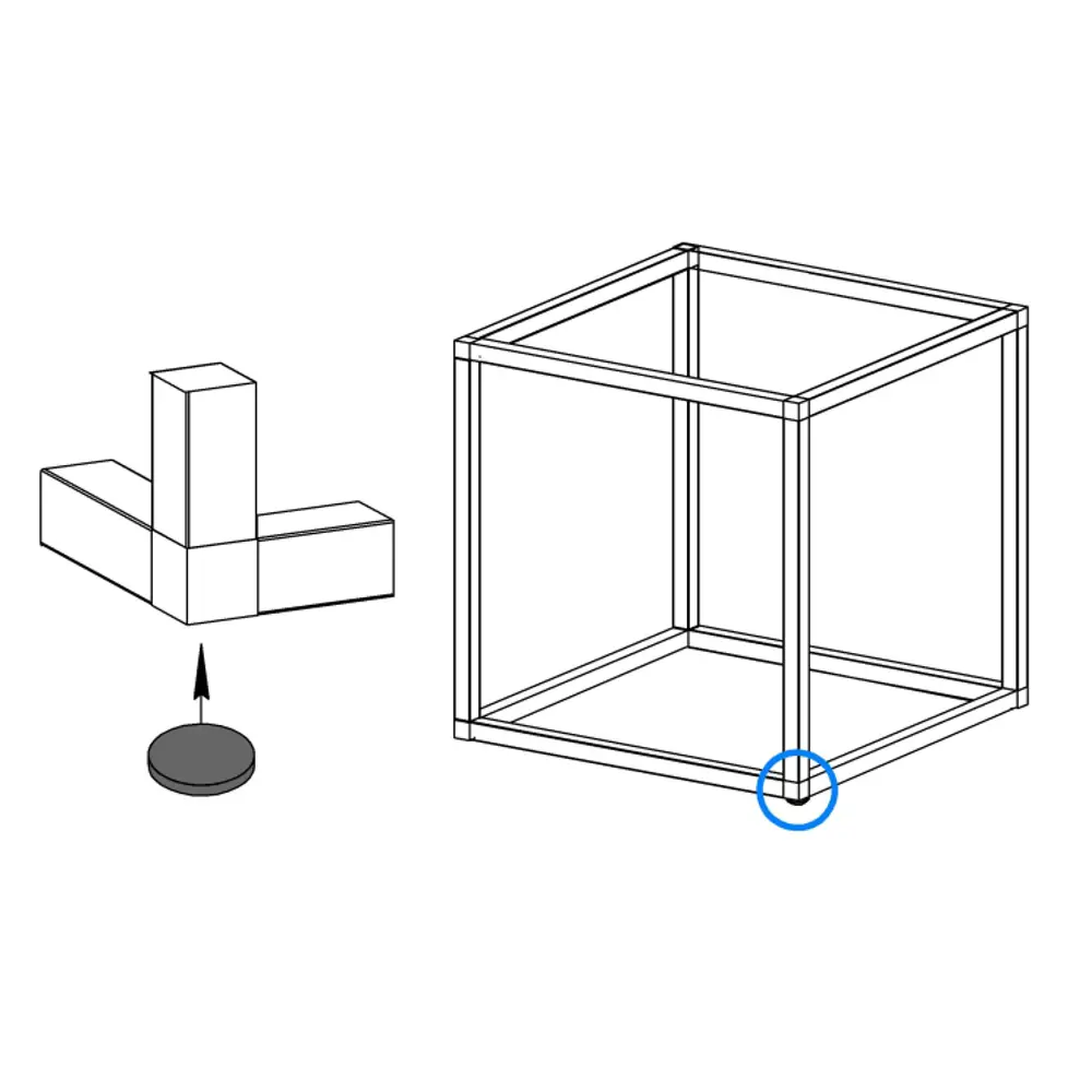 Накладки для мебели Лофт 18 мм круглые войлок цвет коричневый 10 шт ЛОФТ-КОМПЛЕКТ STLM-2191410 - Вид №1