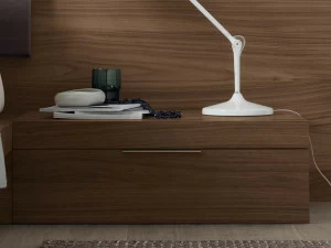 JESSE Прямоугольная тумбочка из орехового дерева с ящиками Stage