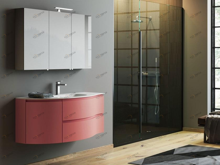 Mobiltesino Лаковая тумба под умывальник с ящиками Incanto sun-id-1461973