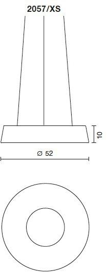 Martinelli Luce Светодиодный подвесной светильник из полиэтилена Circular pol 2057/xs - Вид №8