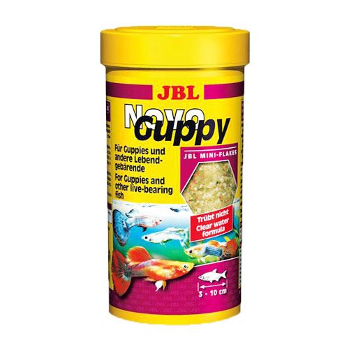 УТ0016905 Корм для рыб NovoGuppy основной для гуппи и других живородящих 100мл JBL 