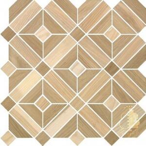 Мозаика и 3D панели из дерева Tarsi Восток 2d711 Дуб Селект (Гладкая) 333х333 мм.