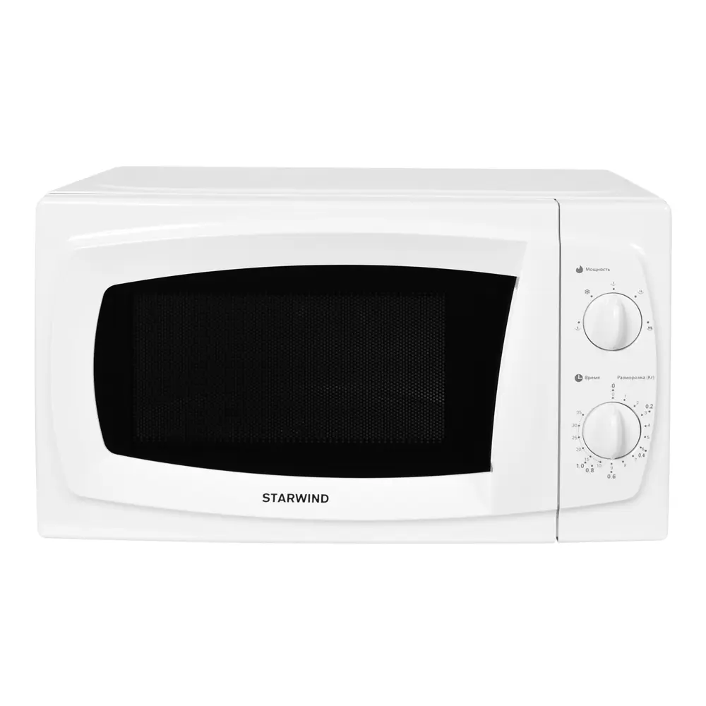 Микроволновая печь Starwind SWM5520 20 л 44.0x25.9x34.6 см механическое цвет белый Santreyd STLM-2139787