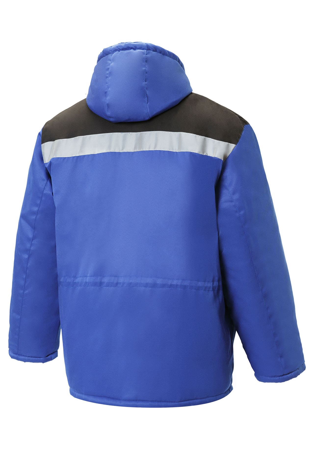 5034996 Костюм КОММУНАЛЬЩИК НЬЮ утепленный василек черный  Зимняя спецодежда  размер 44-46/158-164  - Вид №2