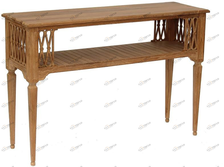 ASTELLO Садовая консоль из тика Serpentine sun-id-1512247