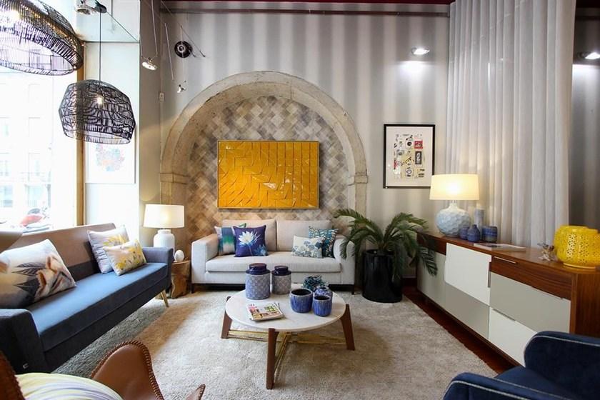 Mambo Unlimited Ideas Низкий круглый мраморный журнальный столик Flex sun-id-1445527 - Вид №2