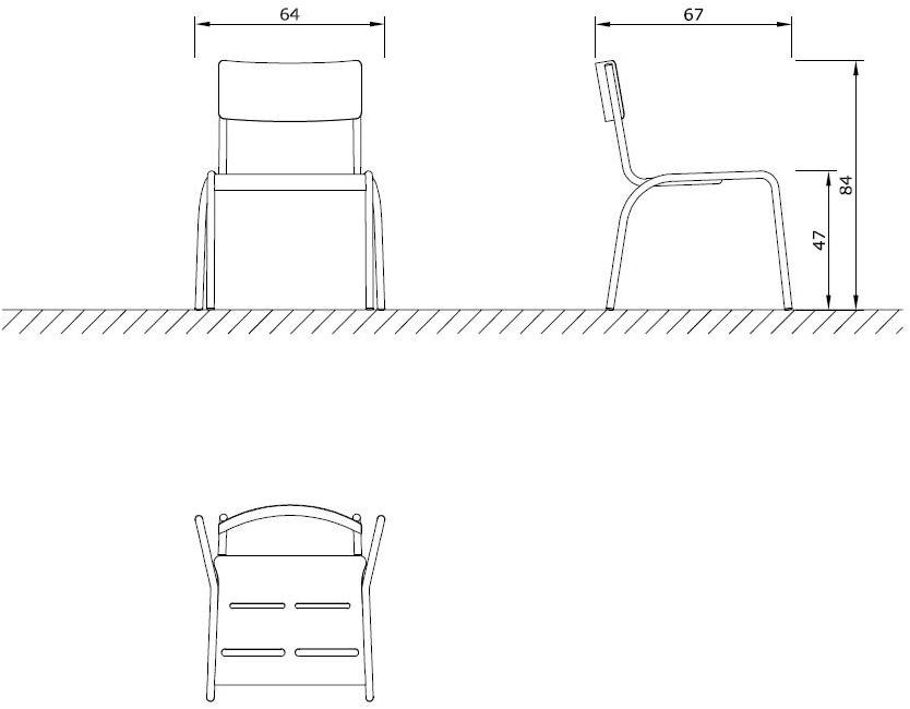 Euroform W Стул из металла  1962  - Вид №4