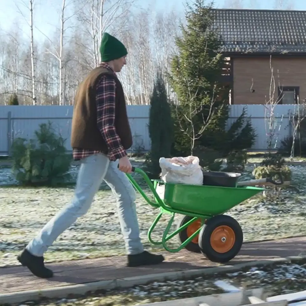 Рама для двухколесной садовой тачки GEOLIA 320 кг 85112864 STLM-0058945 - Вид №8