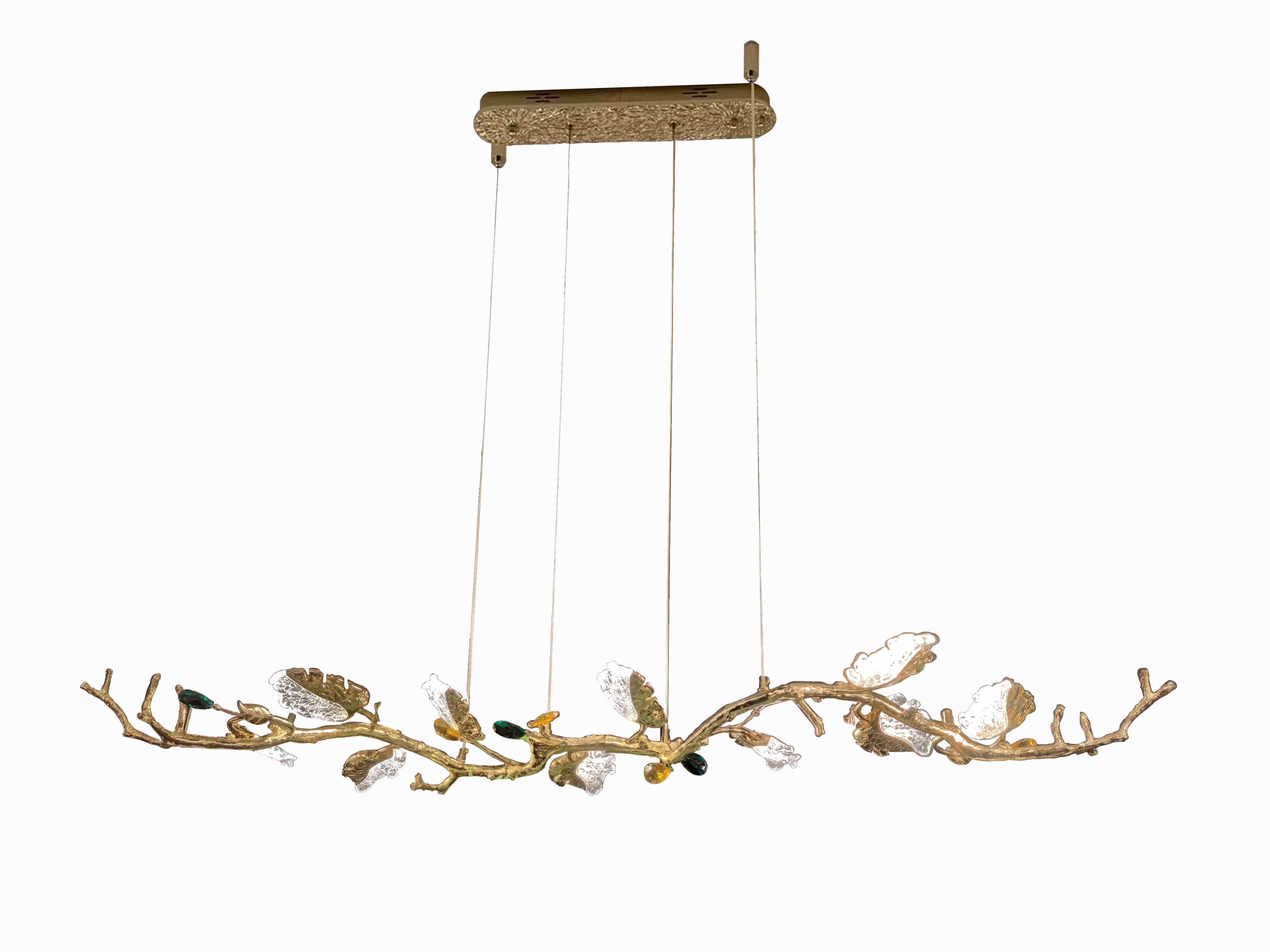 Медь и Кристалл светодиодный подвесной светильник K-Lighting TOBI ARCH-00098610 - Вид №1