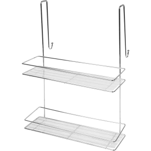 Полка для душевой кабины Caddy SWR-1005 двухъярусная металл цвет хром