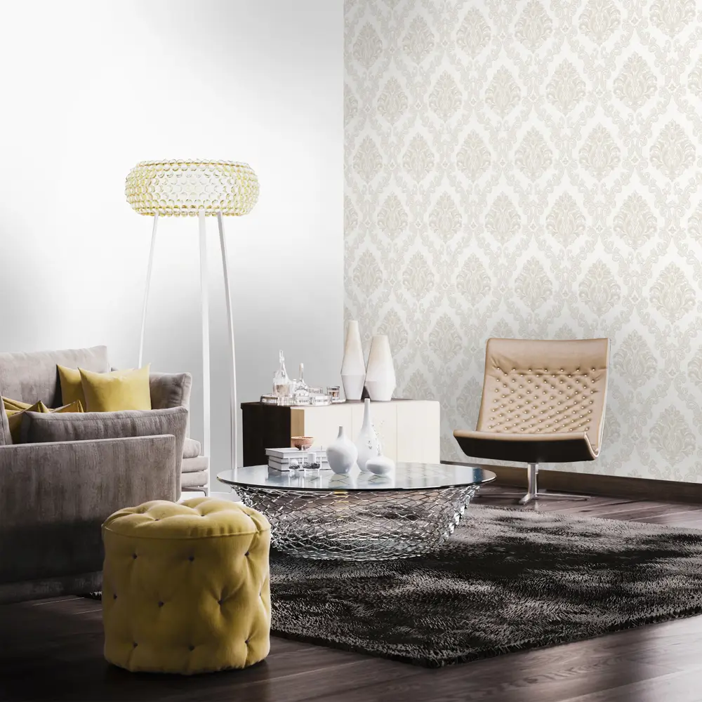 Обои флизелиновые 1,06х10 м цвет бежевый ED1129-00 81961299 STLM-2066935 EURO DECOR  - Вид №4
