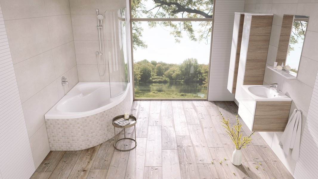 Шкаф боковой SB 350 ROSA II каппучино/белый Ravak X000000929 - Вид №3