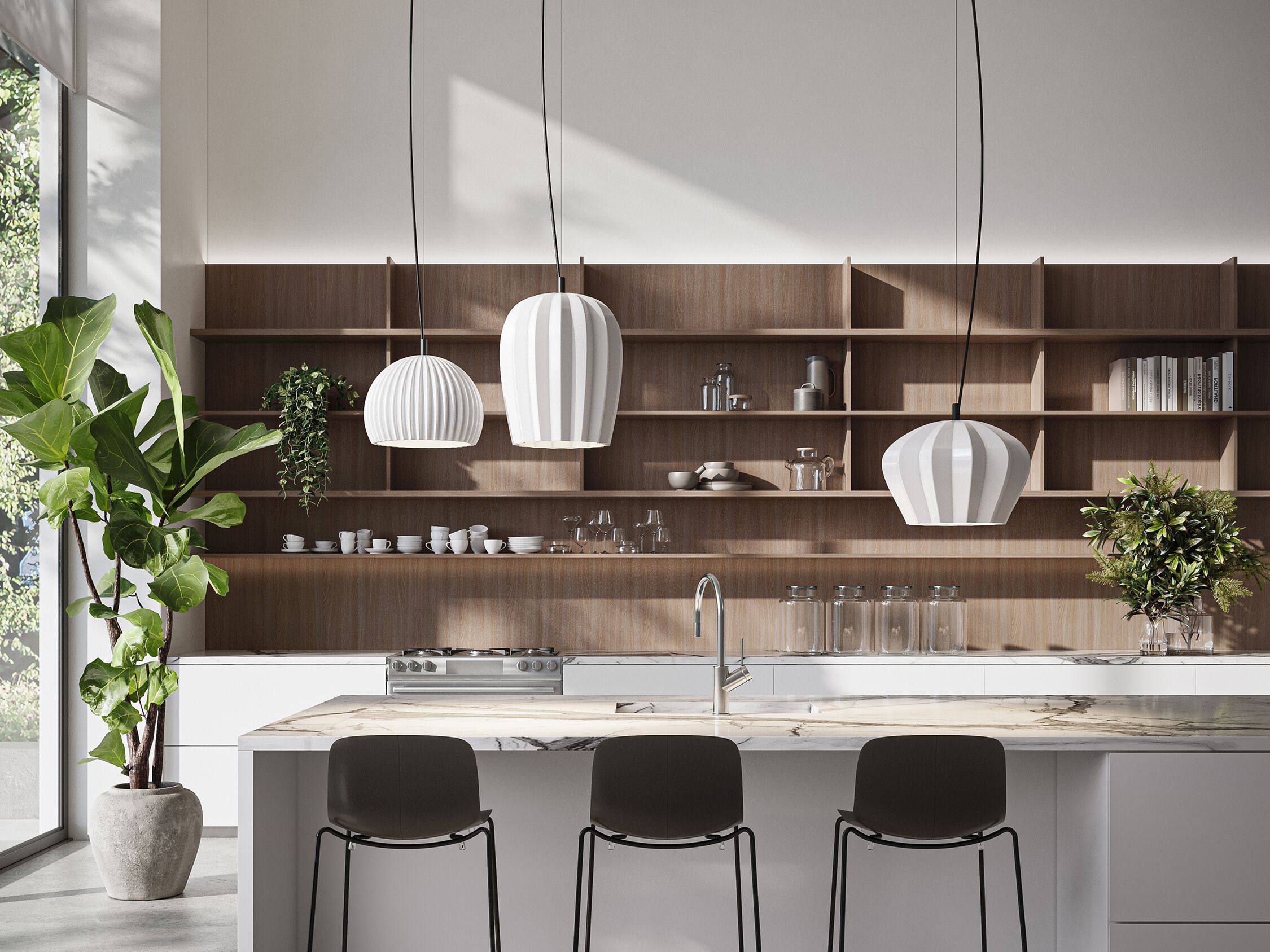 Керамический подвесной светильник Karman ARCH-00020128