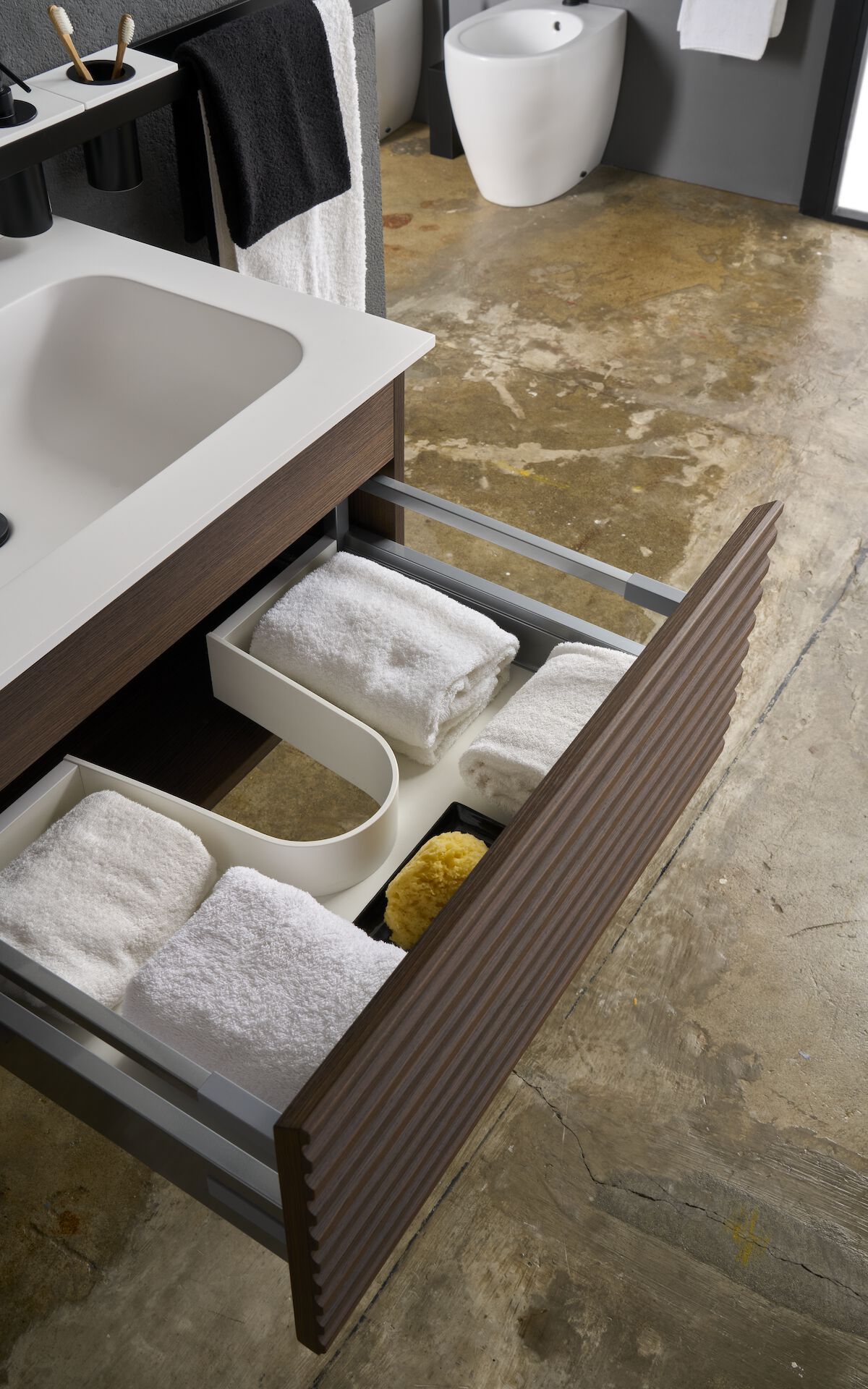 Полная мебель для ванной комнаты Gaia Mobili Contemporary ARCH-00035334 - Вид №3