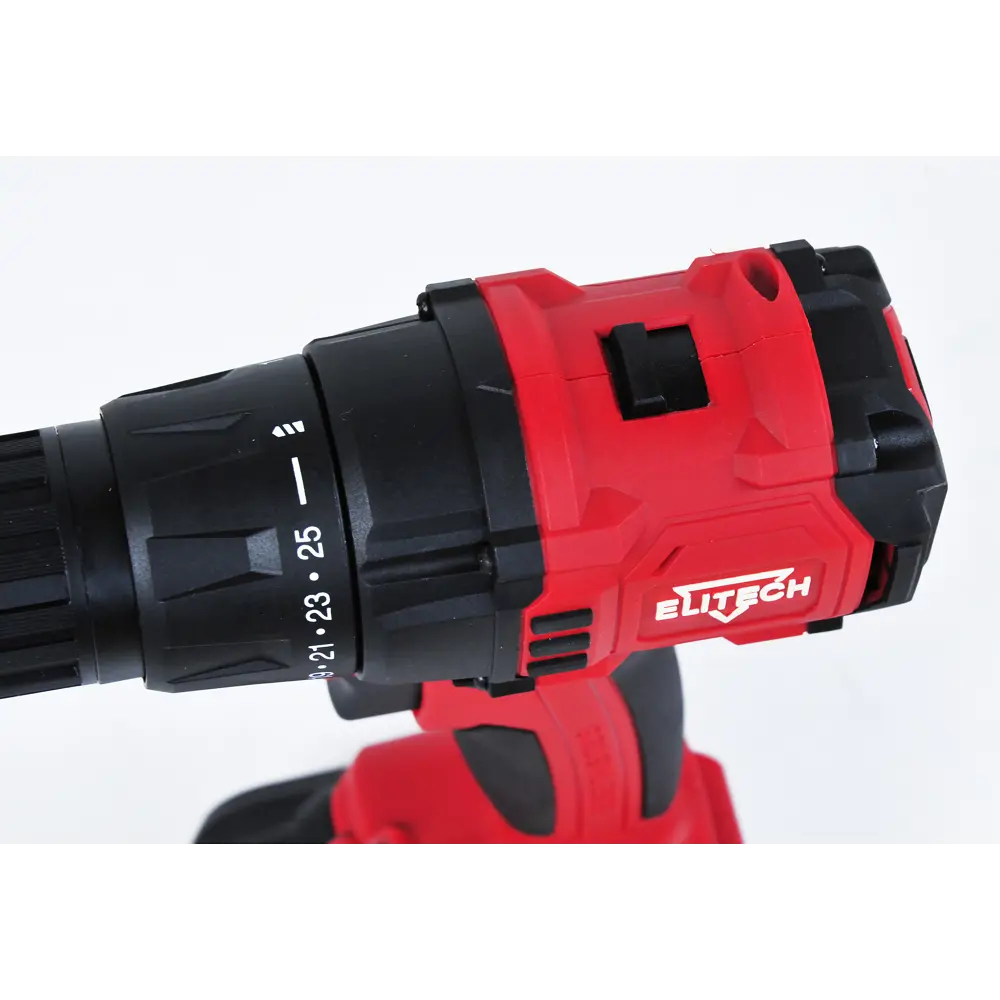 Дрель-шуруповерт аккумуляторная Elitech ДА 18БЛ2 E2201.011.02, 18 В Li-ion 2x4 Ач 88042475 STLM-2093326  - Вид №9