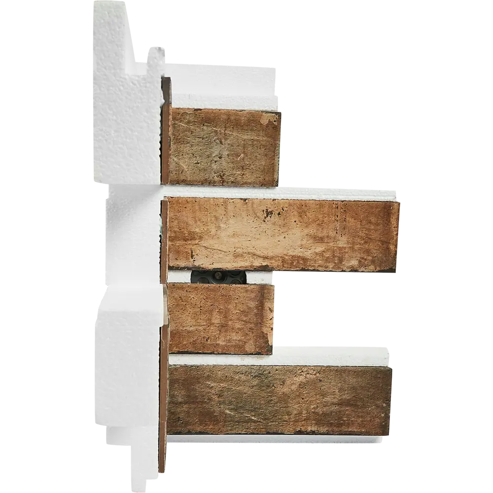 Термопанель внутренний угол Мосстрой-31 Brick House палевый 31x31x41x5 см STLM-2024230 - Вид №1