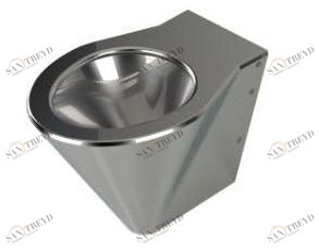 46260 Подвесной унитаз настенный Хромированный PURUS Steel Германия