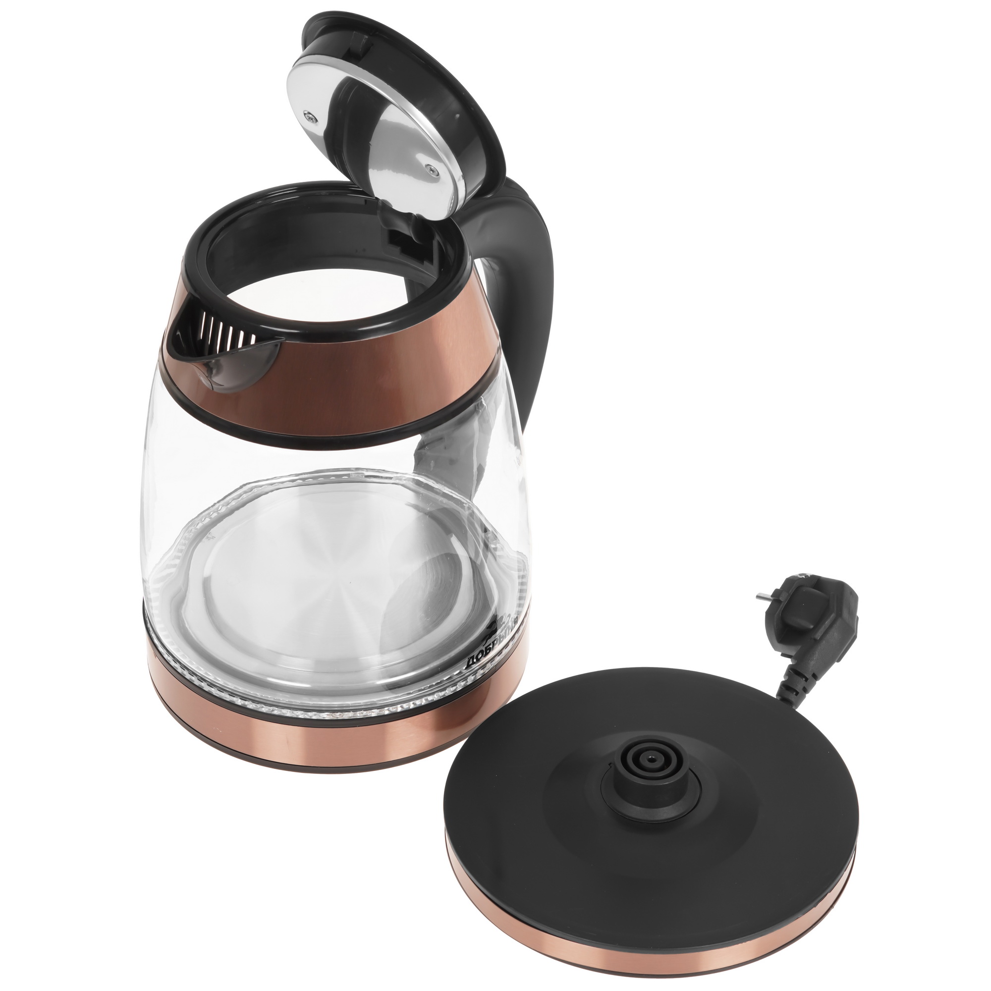 9213035 Электрочайник Добрыня DO-1262 черный STDN-0077656 - Вид №4