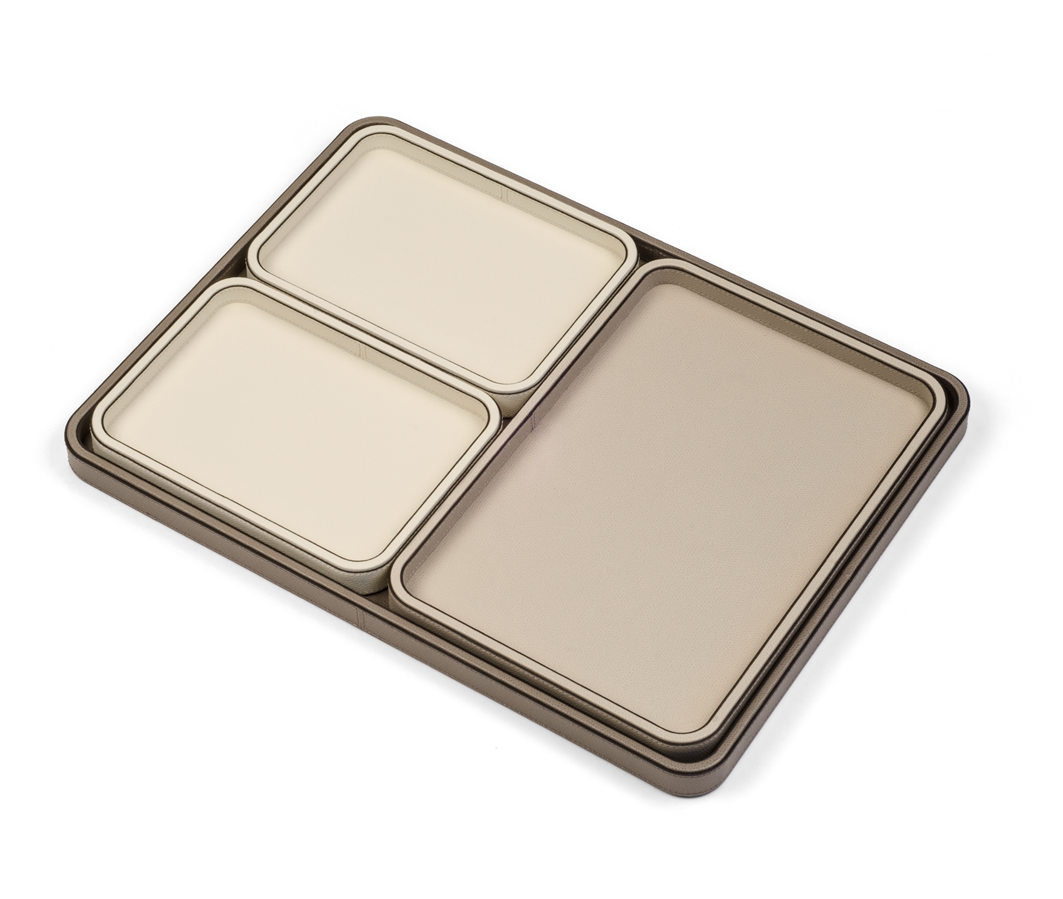 Прямоугольный поднос Jane - 50,4X37,2 см / зернистая кожа_черный Pinetti 00.1487.029.001 - Вид №2