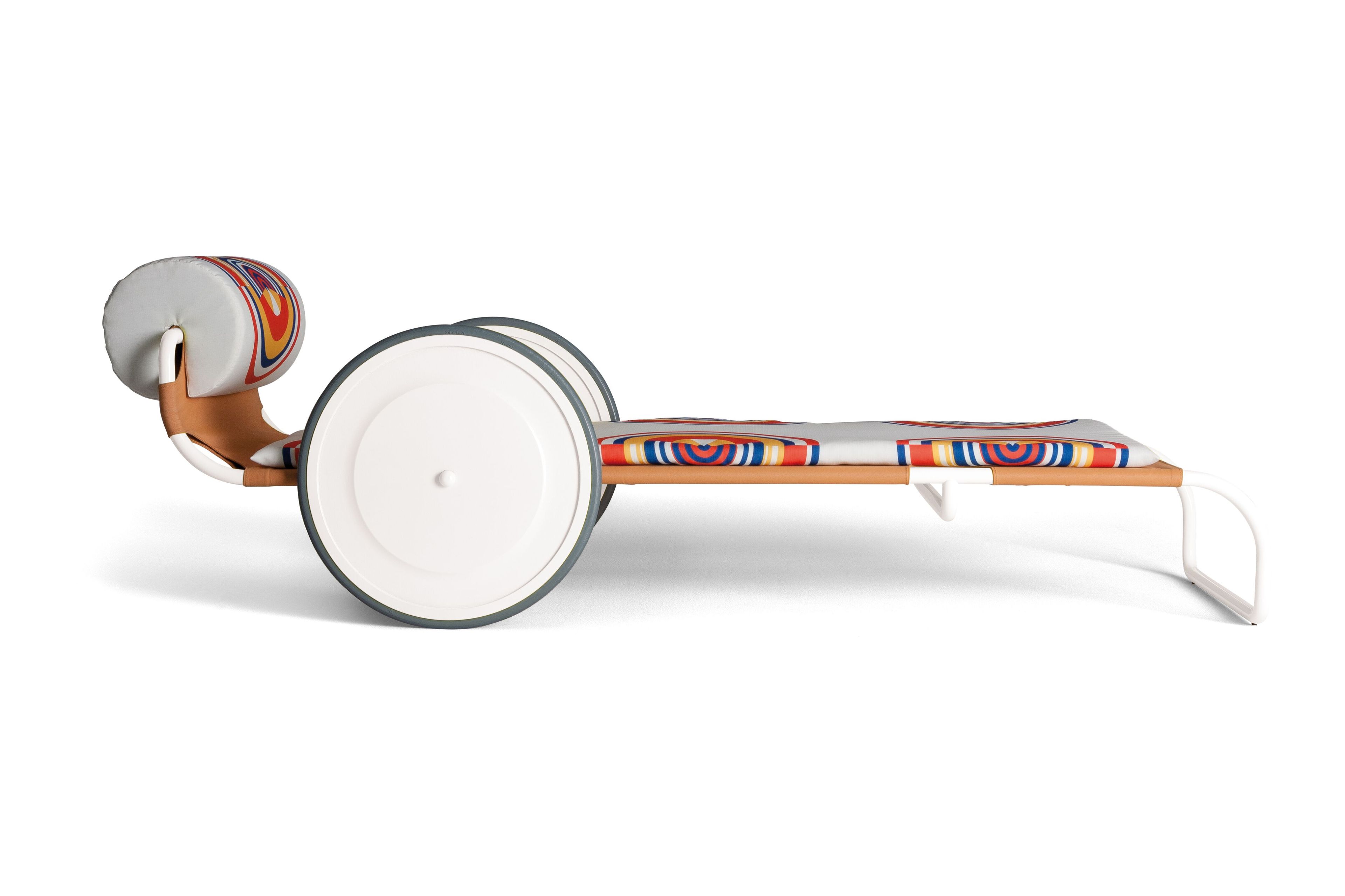 Садовая кровать из нержавеющей стали и ткани с колесами Exteta Locus Solus ARCH-00024677 - Вид №12