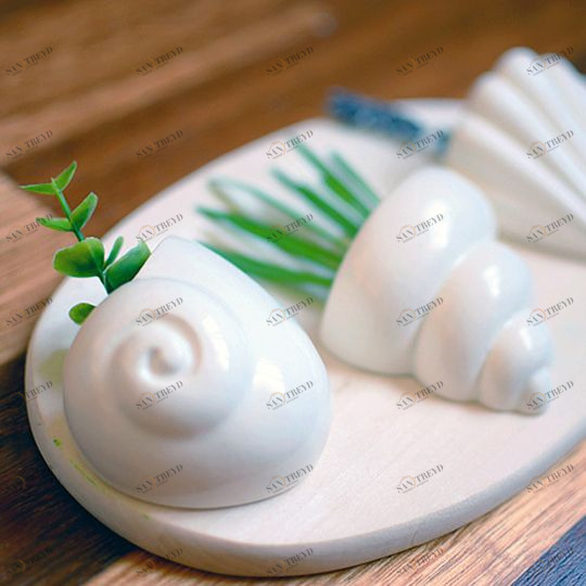 Набор для выращивания Eco Ракушки белый ЭКОЧЕЛОВЕКИ 4005H