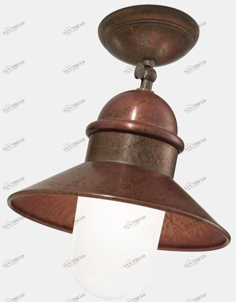 Il Fanale Уличный потолочный светильник из металла Borgo 244.02.ort