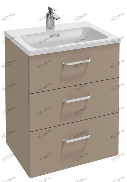 EB3000-R1-N18 Мебель для раковины-столешницы, 60 см, 3 ящика Jacobdelafon VOX Santreyd