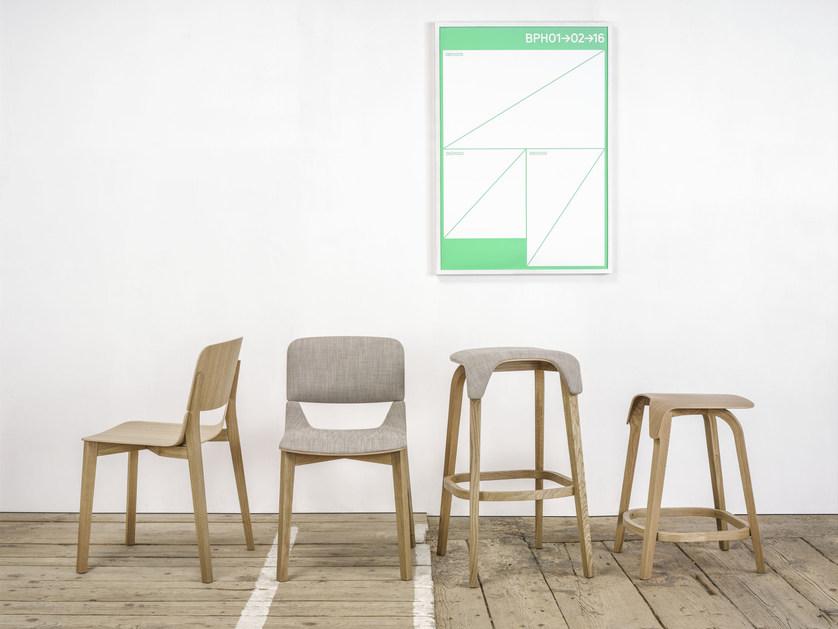 TON Высокий деревянный табурет Leaf sun-id-1348473 - Вид №3