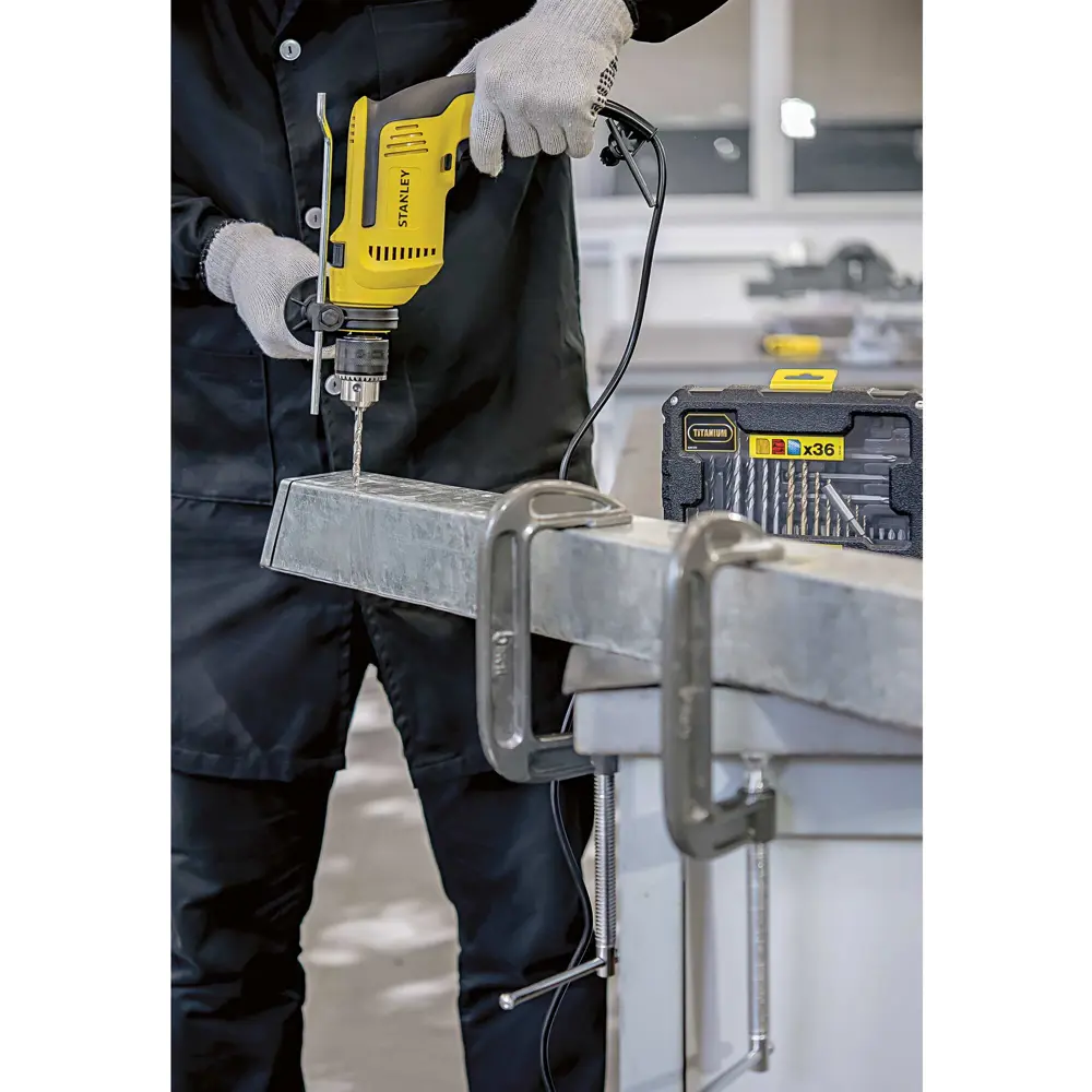 Дрель сетевая ударная Stanley SDH700, 700 Вт STLM-2174144 - Вид №12