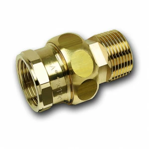 13341212 SANHA 3341 PURAFIT сгон ВР-НР, с плоским уплотнением 21/2 мм