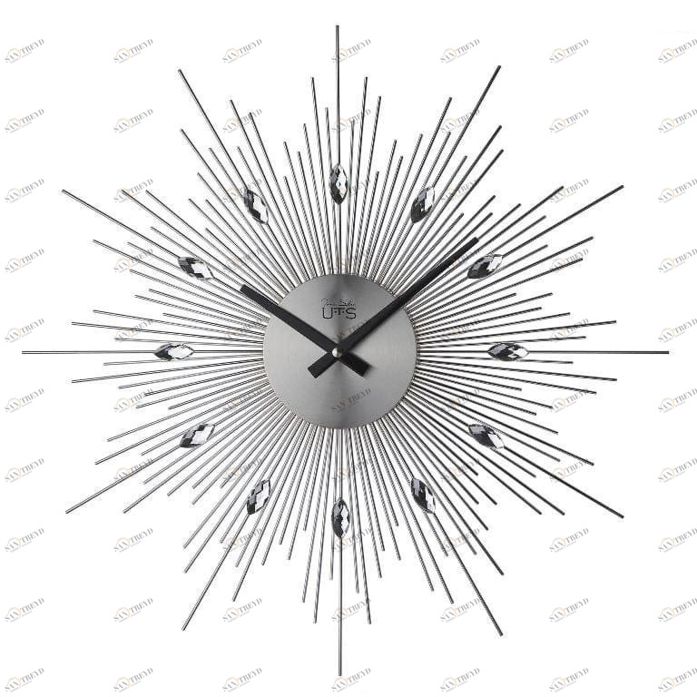 Часы-солнце настенные серебристые Tomas Stern 8059 TOMAS STERN СОЛНЦЕ 00-3872764 Серебро 