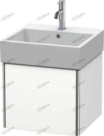 XS409201818 XSquare Тумбочка подвесная Белый матовый, декор Duravit