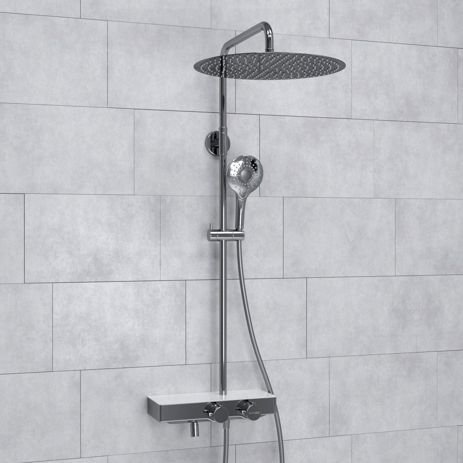 A113.117.101.CH Thermo Душевой комплект с термостатическим смесителем WasserKRAFT 