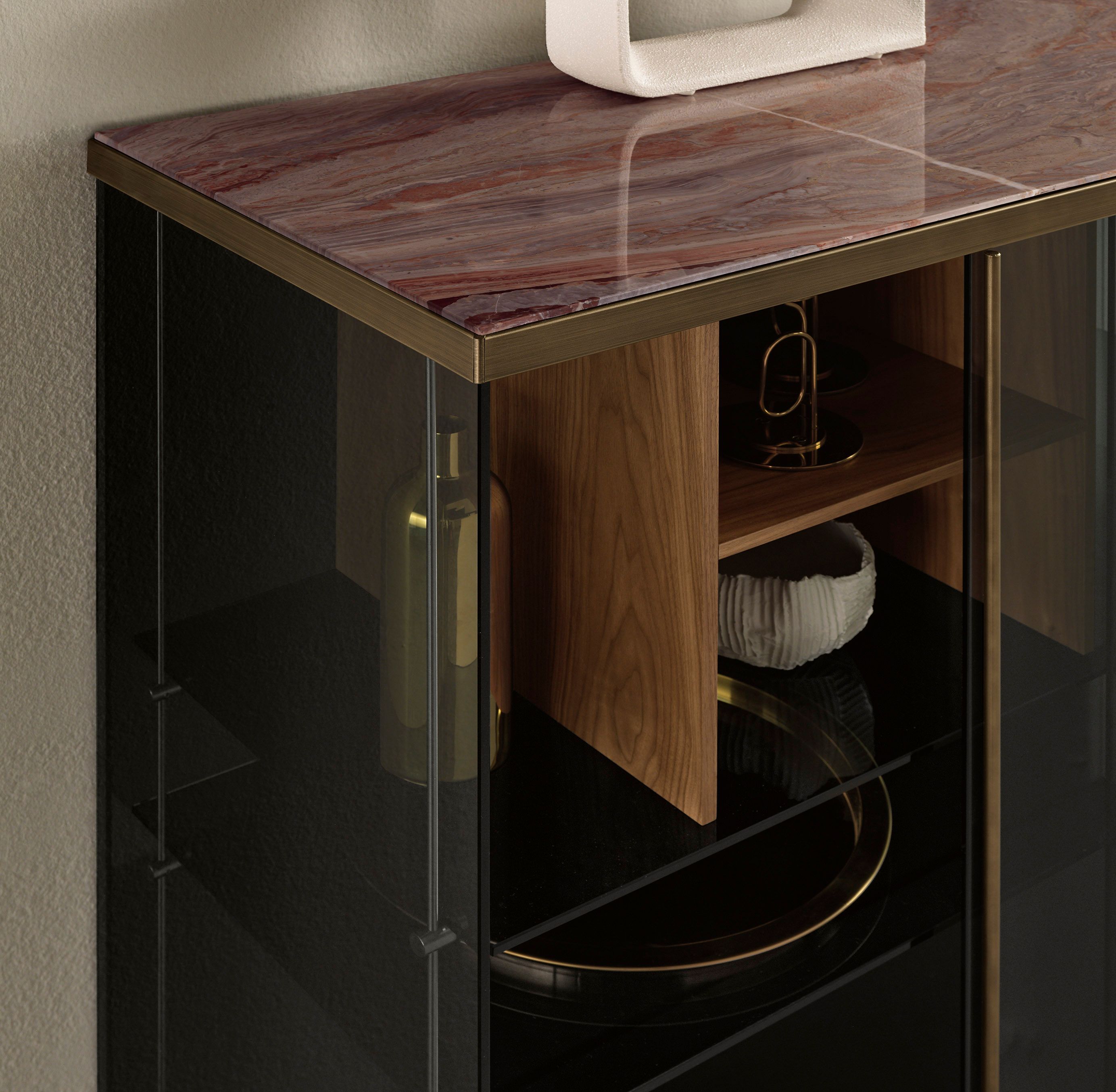 Стеклянная витрина со встроенным освещением Tonelli Design East Side ARCH-00089313 - Вид №1