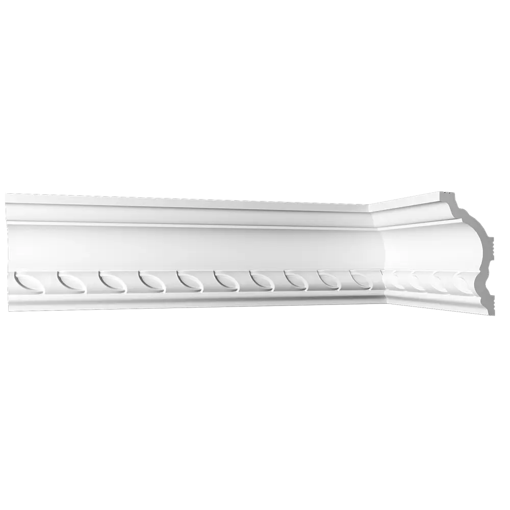 Плинтус потолочный полистирол ударопрочный Format 09001D белый 42x80x2000 мм 82998256 STLM-2007309  - Вид №1