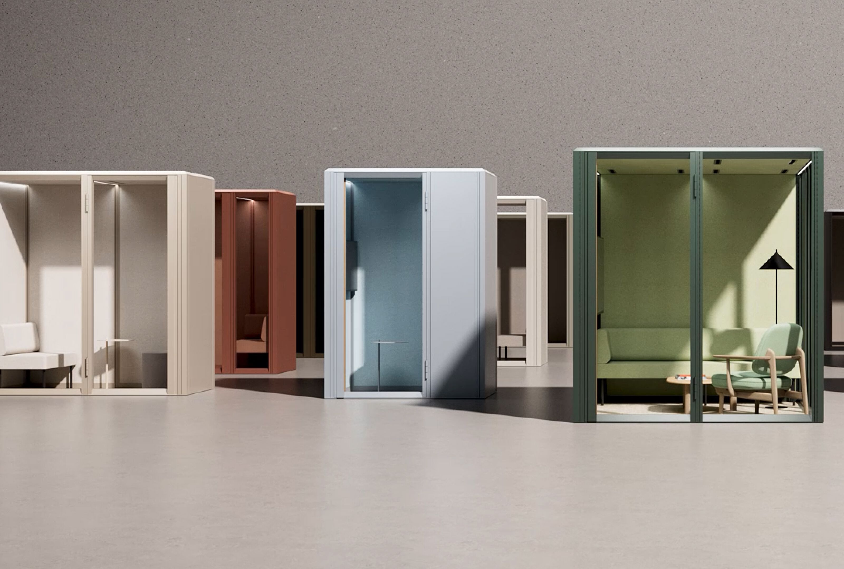 Многосторонняя акустическая офисная кабина для инвалидов Mute Modular ARCH-00050193 - Вид №2